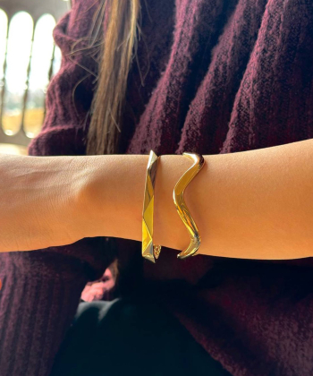 النگو طلا هندسی میوگلد Mio Gold کد BA289