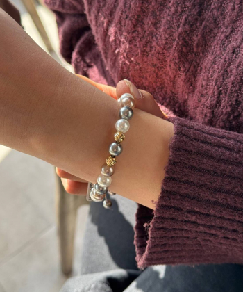 دستبند طلا گوی میوگلد Mio Gold کد BRS832