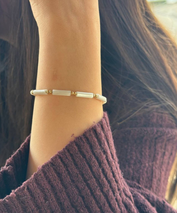 دستبند طلا گوی میوگلد Mio Gold کد BRS830