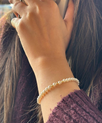 دستبند طلا گوی میوگلد Mio Gold کد BRS852