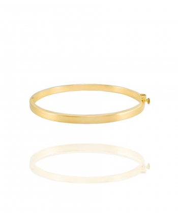 بنگل طلا باریک سایز 3 میوگلد Mio Gold کد BA293