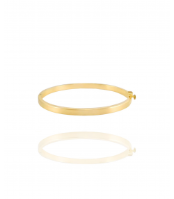 بنگل طلا باریک سایز 2 میوگلد Mio Gold کد BA292