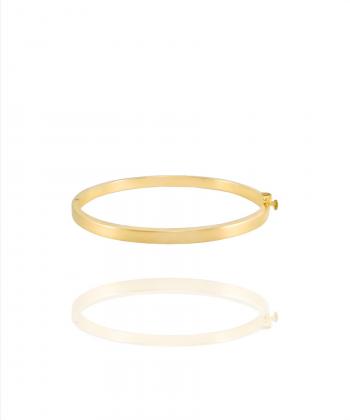 بنگل طلا باریک سایز 2 میوگلد Mio Gold کد BA292