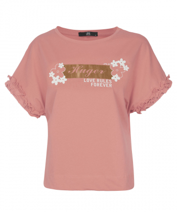 تیشرت کوتاه زنانه یقه گرد جامه پوش آرا JPA