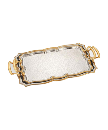 ست سینی مستطیل ضد زنگ گلدن هوم Golden Home مدل مورگن کد 6908