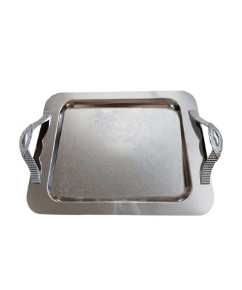 سینی مستطیل گلدن هوم Golden Home مدل گندمی کد 61340