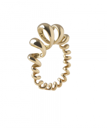 انگشتر طلا ریبون تاج Taj کد 27164