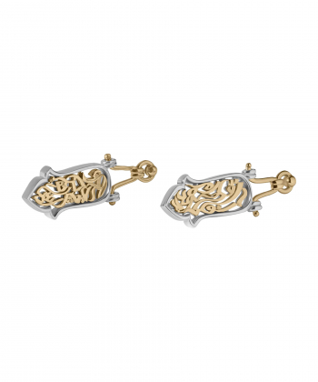 گوشواره طلا آفاق تاج Taj کد 27162