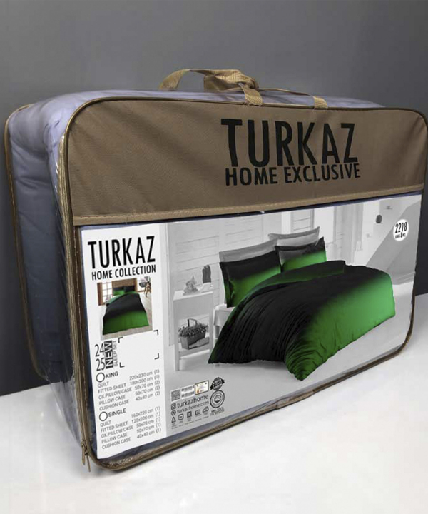 سرویس روتختی دو نفره 8 تکه تورکاز Turkaz طرح 2218