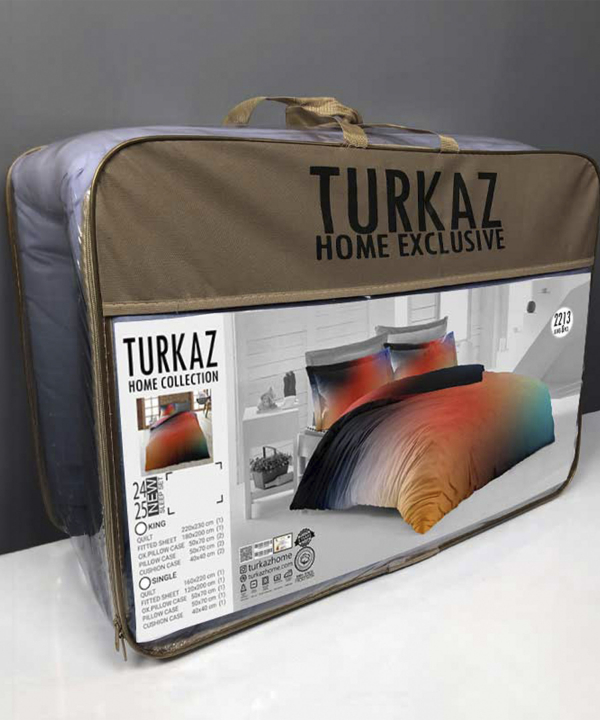 سرویس روتختی دو نفره 8 تکه تورکاز Turkaz طرح 2213