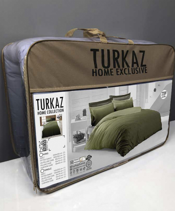 سرویس روتختی دو نفره 8 تکه تورکاز Turkaz طرح 2209