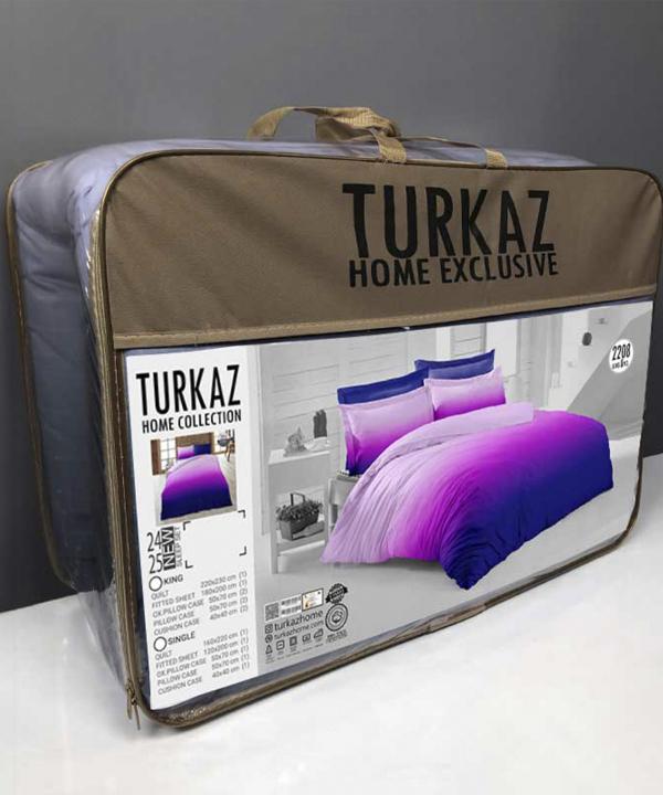 سرویس روتختی دو نفره 8 تکه تورکاز Turkaz طرح 2208