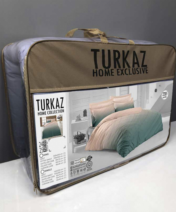 سرویس روتختی دو نفره 8 تکه تورکاز Turkaz طرح 2205