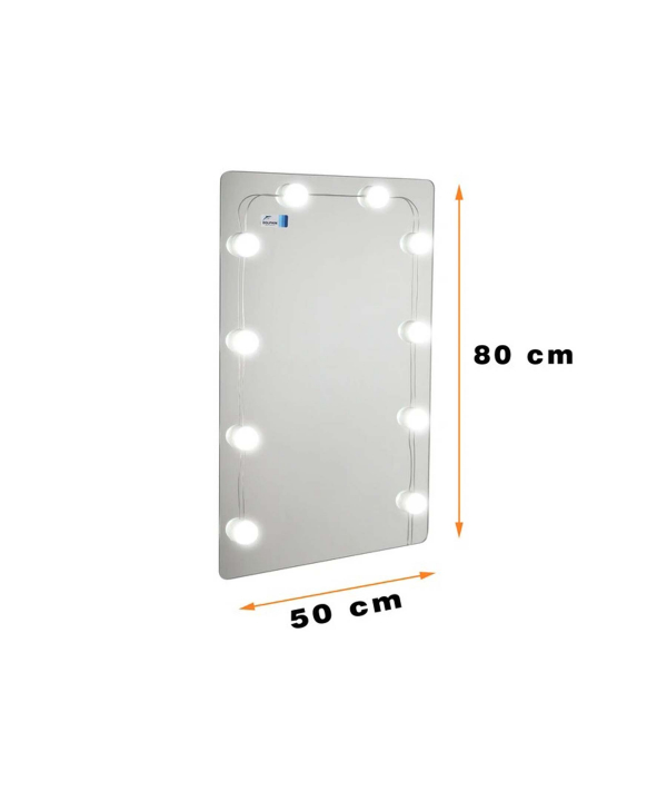 آینه دلفین Dolphin مدل هالیوودی کد HL-R-8050