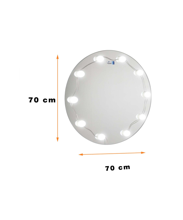 آینه دلفین Dolphin مدل هالیوودی کد HL-q-70