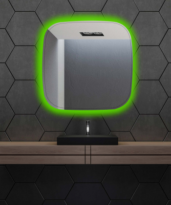 آینه سرویس بهداشتی دلفین Dolphin مدل RGB-SQ-61