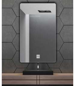 آینه سرویس بهداشتی دلفین Dolphin مدل ضدبخار کد HT-60x70-R