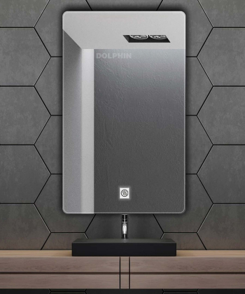 آینه سرویس بهداشتی دلفین Dolphin مدل ضدبخار کد HT-60x70-R