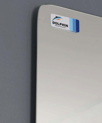 آینه سرویس بهداشتی دلفین Dolphin مدل ضدبخار کد HT-60x70-R