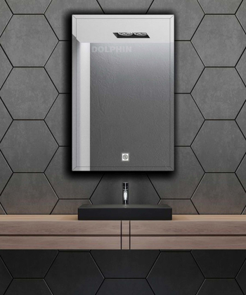 آینه سرویس بهداشتی دلفین Dolphin مدل ضدبخار HT-70x50-T