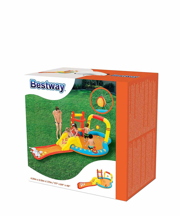 استخر بادی کودک همراه با سرسره بست وی Bestway طرح بولینگ
