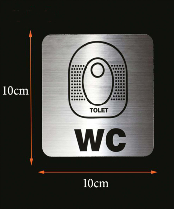 تابلو نشانگر دلفین Dolphin طرح wc کد 65