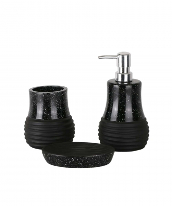 ست سرویس بهداشتی 3 پارچه دلفین Dolphin مدل 011-Bl