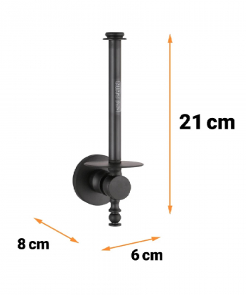 پایه رول دستمال کاغذی دلفین Dolphin مدل رول کوتاه ایستاده JX-K-BL