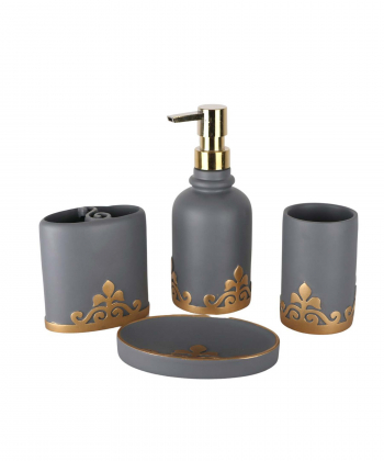 ست سرویس بهداشتی 4 پارچه دلفین Dolphin مدل 005-Gr