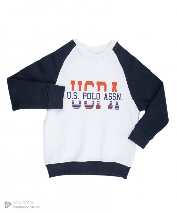 سویشرت و شلوار پسرانه یو اس پولو کیدز US Polo Kids کد 4033B3