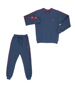 سویشرت و شلوار دخترانه یو اس پولو کیدز US Polo Kids کد 4032B3