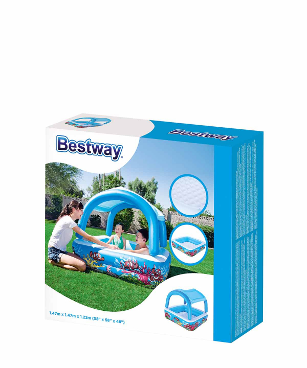 استخر بادی کودک بست وی Bestway مدل سایه‌بان‌دار