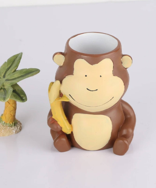 ست سرویس بهداشتی 4 پارچه پیسو Piso مدل Monkey