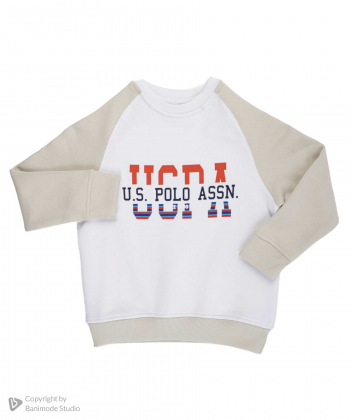 سویشرت و شلوار پسرانه یو اس پولو کیدز US Polo Kids کد 4033B3