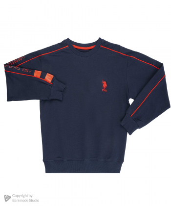 سویشرت و شلوار دخترانه یو اس پولو کیدز US Polo Kids کد 4032B3