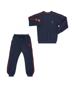 سویشرت و شلوار دخترانه یو اس پولو کیدز US Polo Kids کد 4032B3