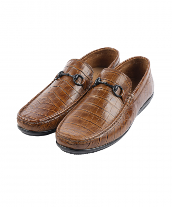 کفش کالج چرم طبیعی مردانه ایران طب مدل پارما