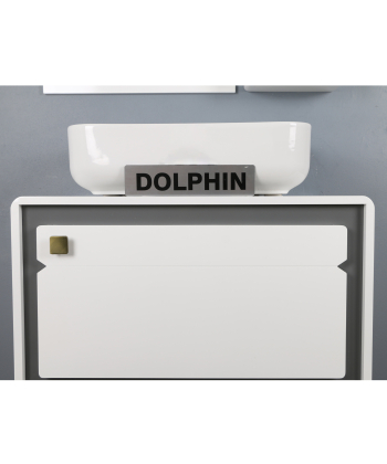 ست کابینت و روشویی دلفین Dolphin مدل ZND-R12-W به همراه آینه و باکس