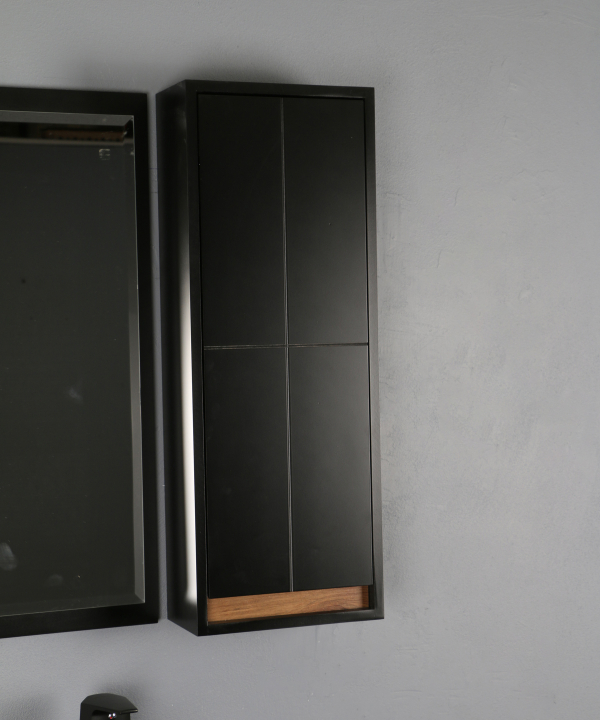 ست کابینت و روشویی دلفین Dolphin مدل ZND-R13-Blبه همراه آینه و باکس