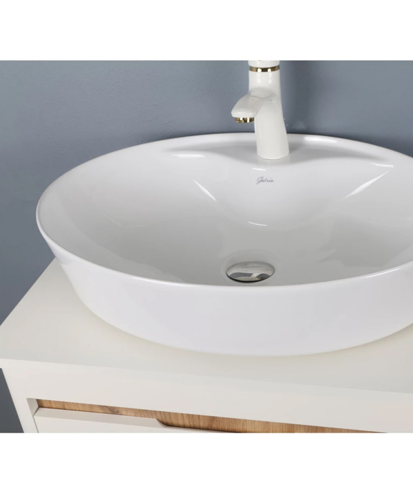 ست کابینت و روشویی دلفین Dolphin مدل ZN-R20-6040 به همراه آینه و باکس
