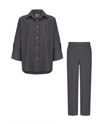 ست مانتو و شلوار زنانه السانا مدل 2057