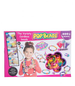 ست اسباب  بازی جواهرسازی 400 تکه مدل Pop Beads