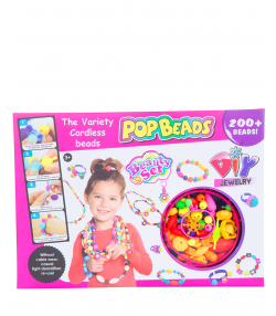 ست اسباب بازی جواهرسازی 200 تکه مدل Pop Beads