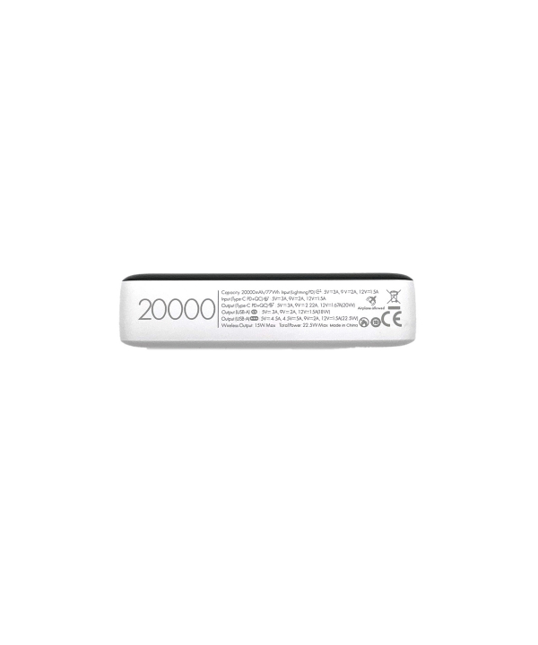 پاوربانک بی سیم ارو مدل ARP20W با ظرفیت 20000 میلی آمپر ساعت برند ARROW