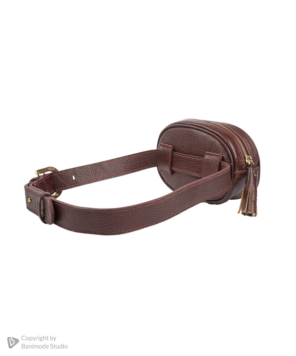 کیف کمری چرم طبیعی زنانه صاد مدل JR410