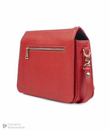 کیف دوشی زنانه چرم طبیعی نوین چرم Novin Leather مدل 9697