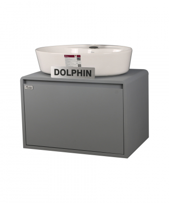 ست کابینت و روشویی دلفین Dolphin مدل R14-GR به همراه آینه و باکس