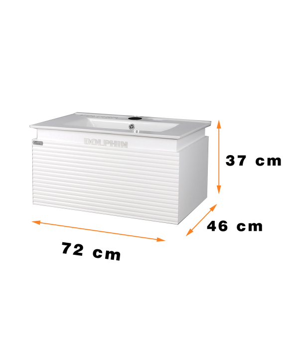 ست کابینت و روشویی دلفین Dolphin مدل W-7246-bmb به همراه آینه