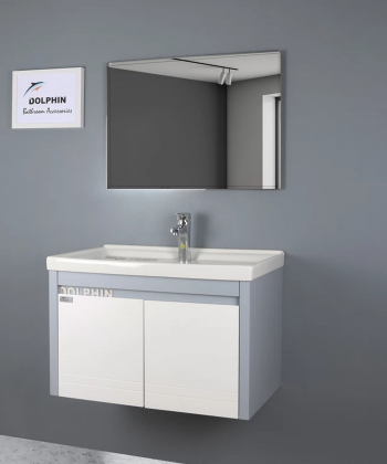 ست کابینت و روشویی دلفین Dolphin مدل 7345-Gr به همراه آینه
