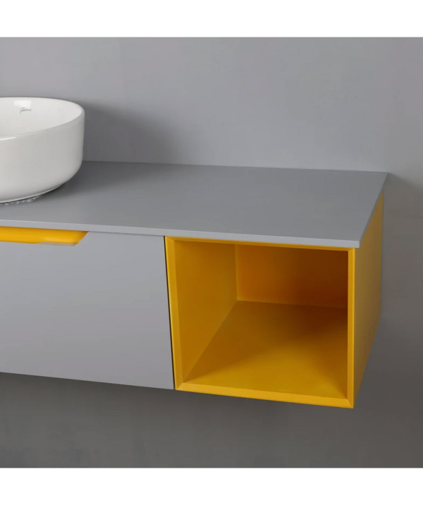 ست کابینت و روشویی دلفین Dolphin مدل 12040-gr به همراه آینه